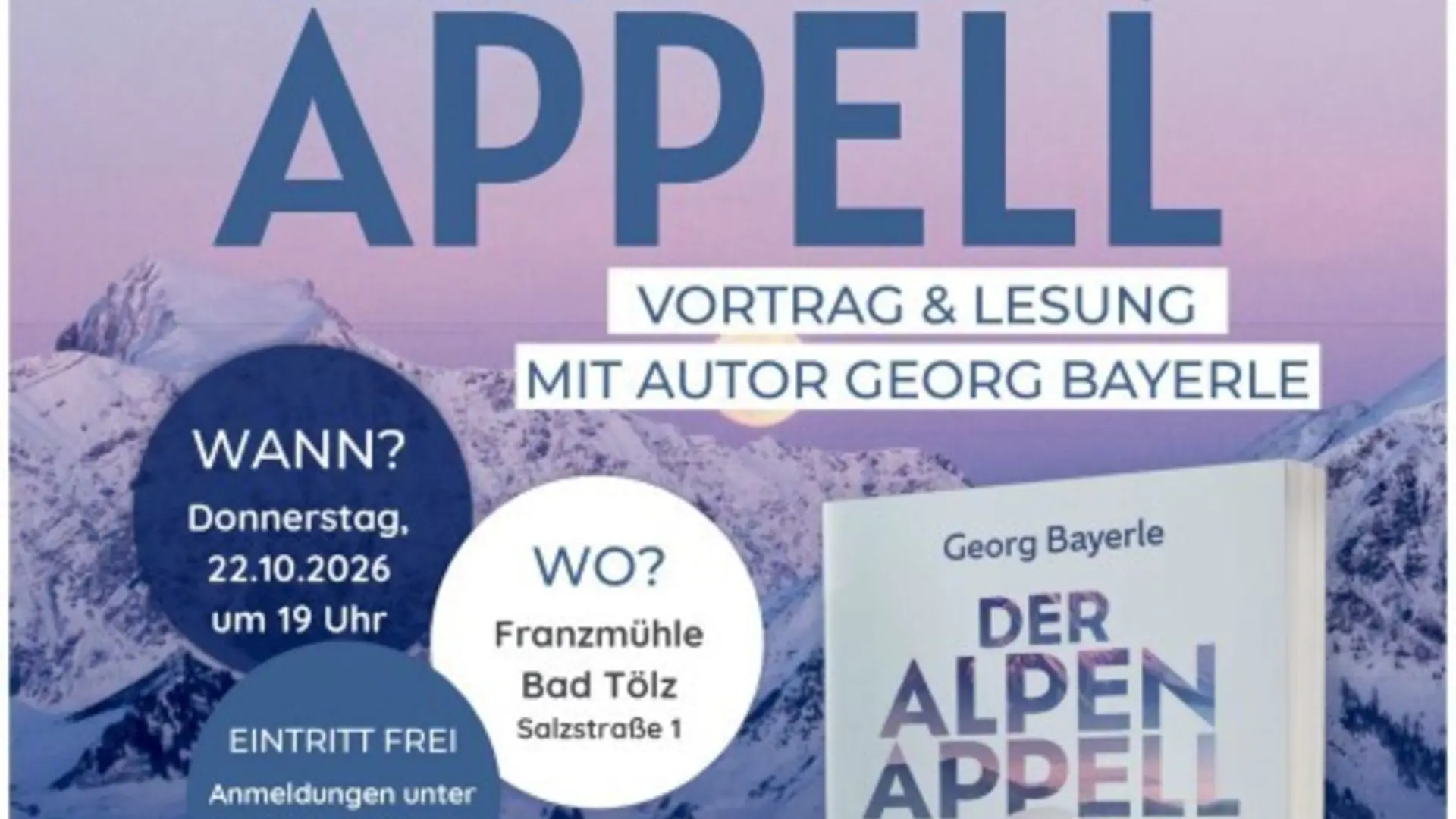 Alpen-Appell | © Sektion Tölz